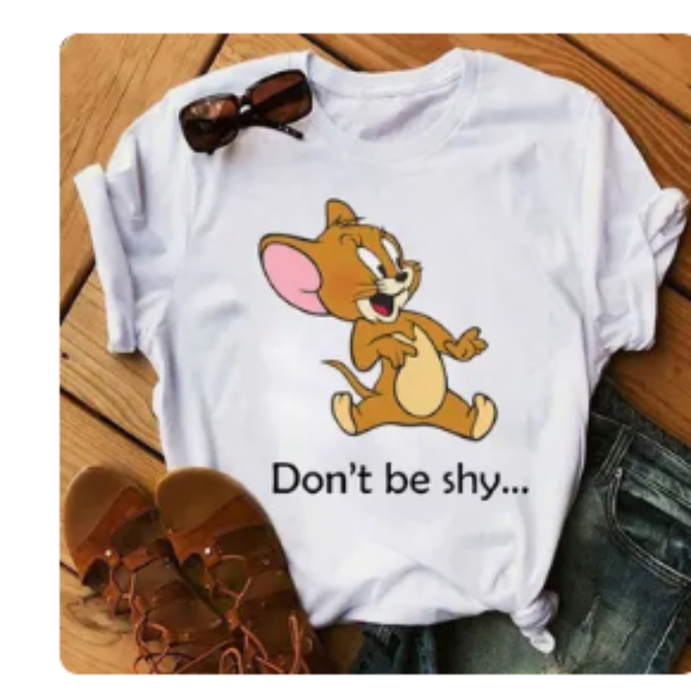 NWOT Women's Fashion Polyester Tom Jerry Top